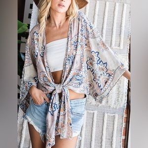 Women’s Kimono Cardigan.  New.